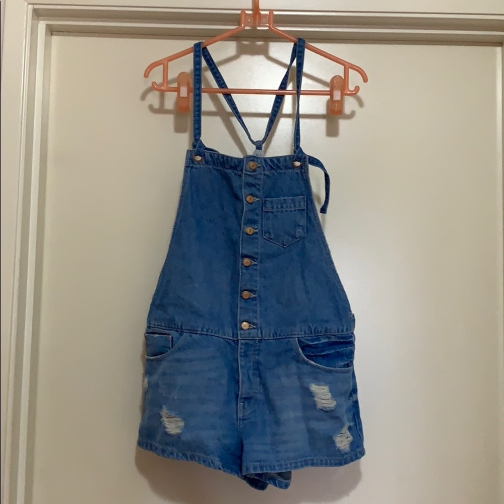 Zara (TRAFALUC) shirt overalls